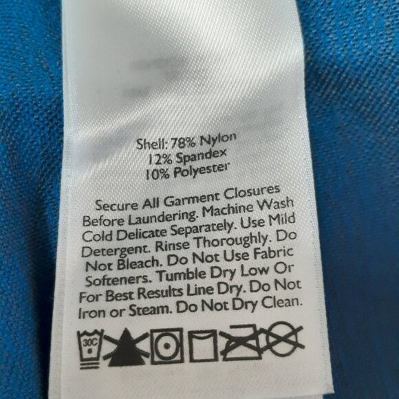 Eddie Bauer First Ascent Men’s Large Blue Technical Softshell Hooded Jacket - Picture 8 of 11